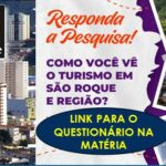 Participe da 5ª Edição da Pesquisa de Percepção do Turismo: “Como você vê o turismo na sua cidade?”​